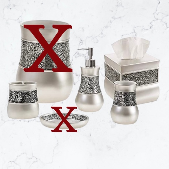 🚰Creative Scents Decorative Bathroom Accessory Set 🧼🪥 - Picture 2 of 16